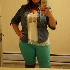 Beautiful white lacey cami